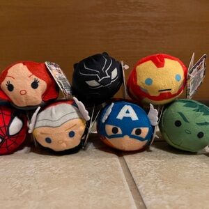 New TSUM TSUM Disney’s Marvel Avengers Mini Plush Toy Collection